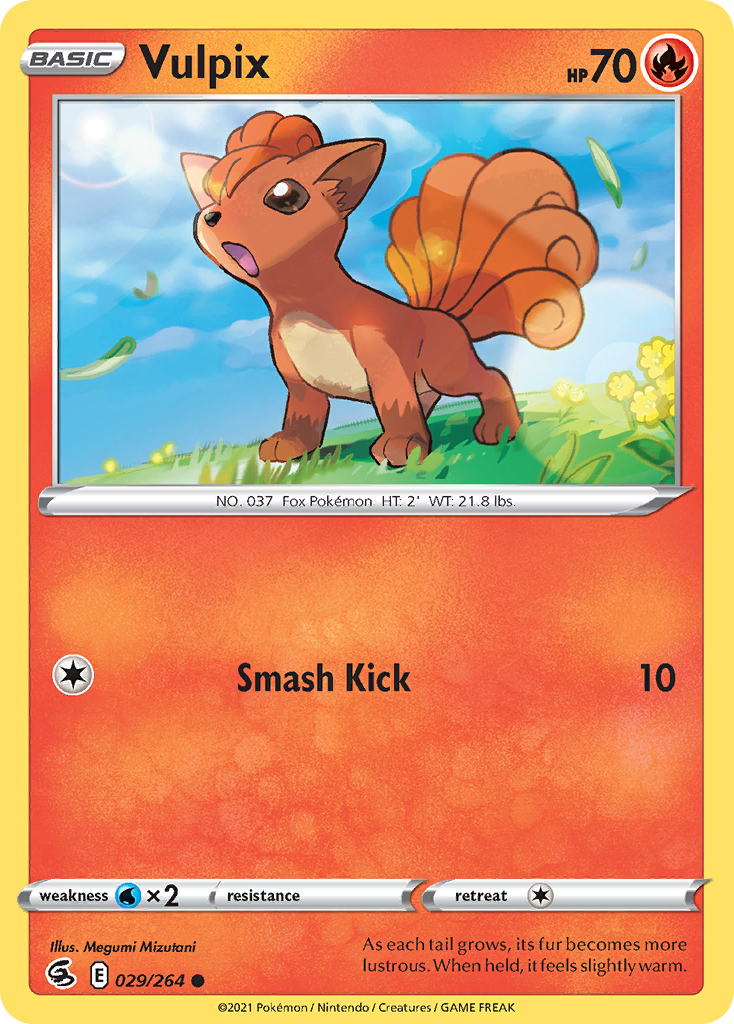 Vulpix - 29/264 - Fusion Strike SWSH8 - Common