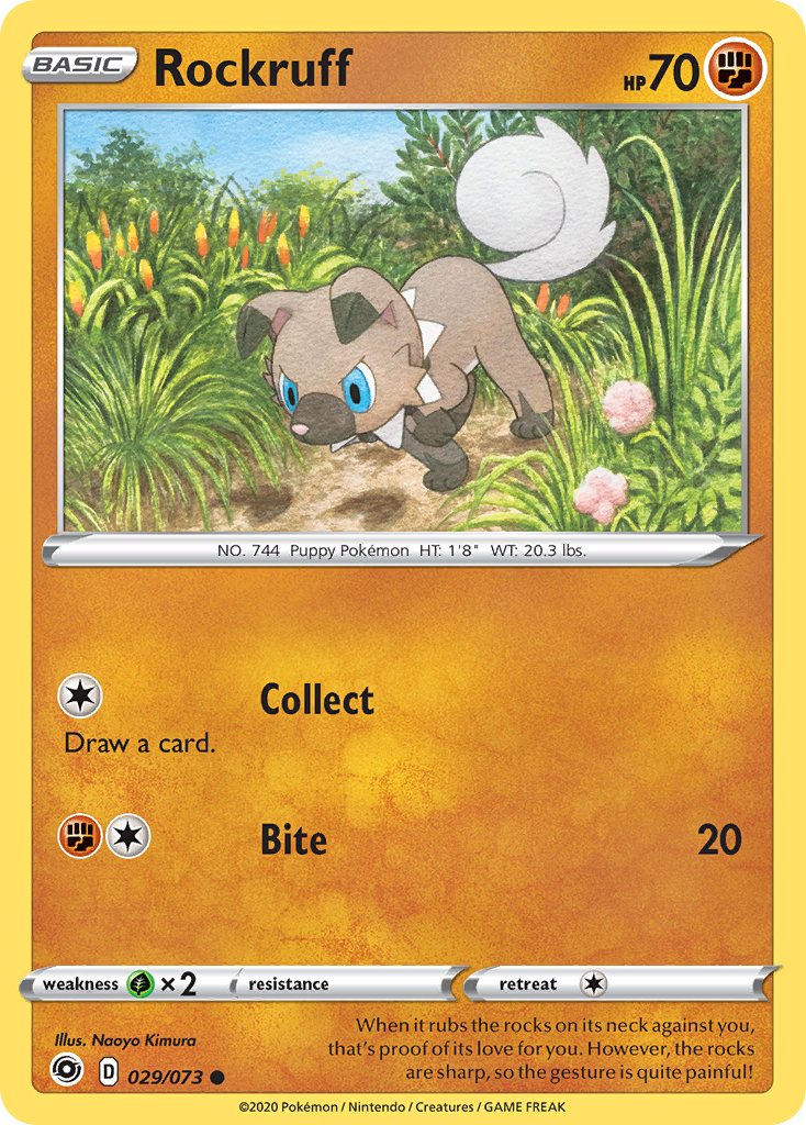 Rockruff - 29/73 - Champion's Path SWSH35 - Common