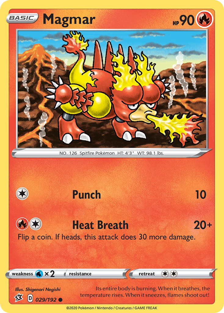 Magmar - 29/192 - Rebel Clash SWSH2 - Common