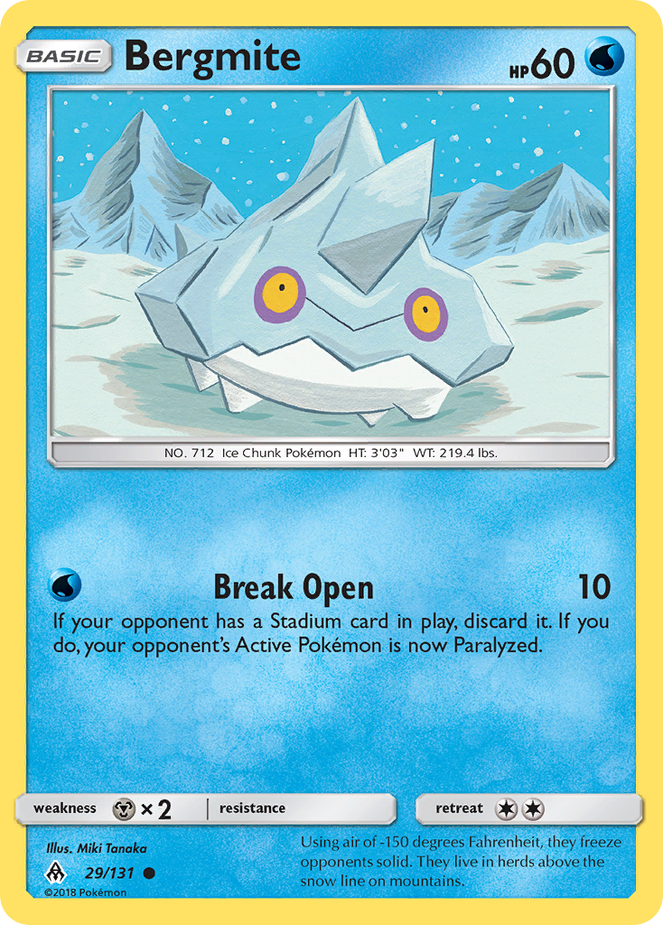 Bergmite - 29/131 - Forbidden Light SM6 - Common