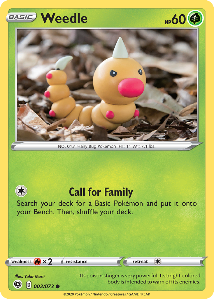 Weedle - 2/73 - Champion's Path SWSH35 - Common