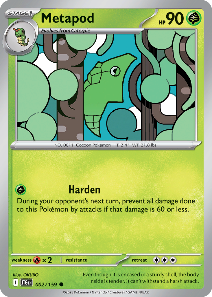 Metapod - 2/159 - Journey Together SV9 - Common