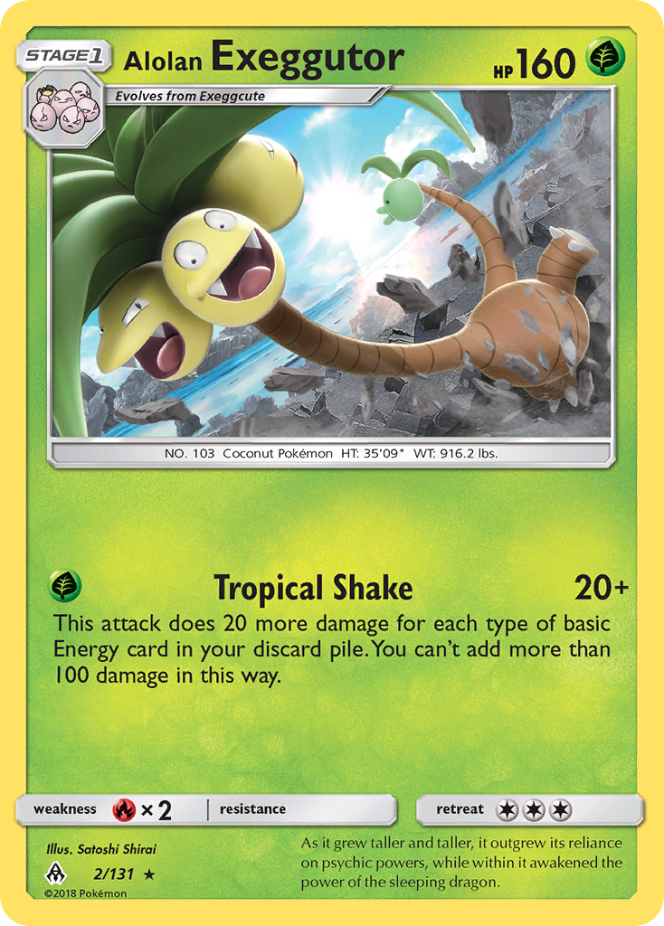 Alolan Exeggutor - 2/131 - Forbidden Light SM6 - Rare