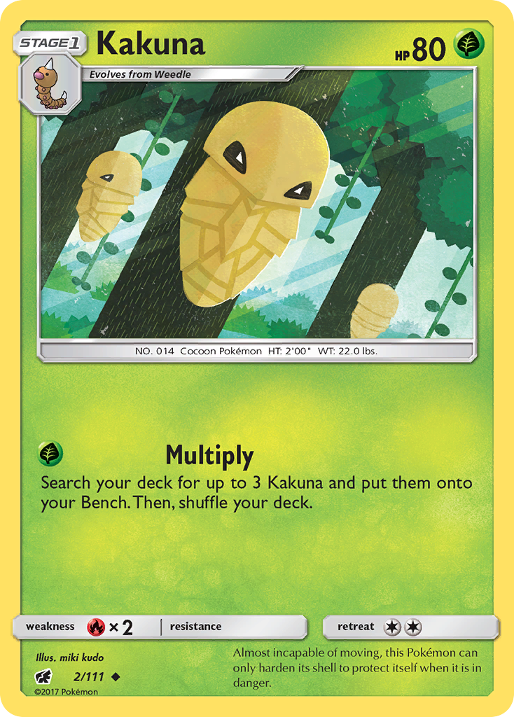 Kakuna - 2/111 - Crimson Invasion SM4 - Uncommon