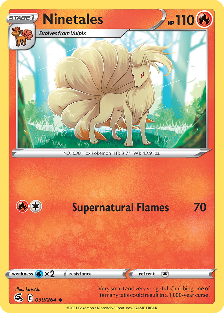 Ninetales - 30/264 - Fusion Strike SWSH8 - Uncommon