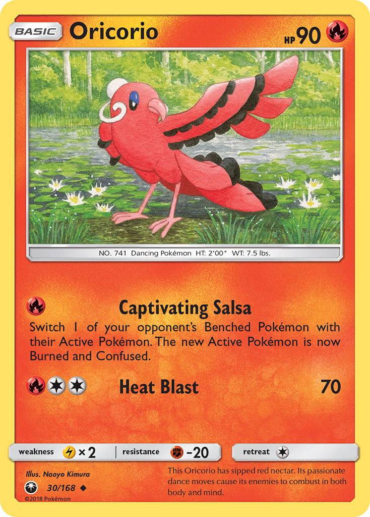 Oricorio - 30/168 - Celestial Storm SM7 - Uncommon