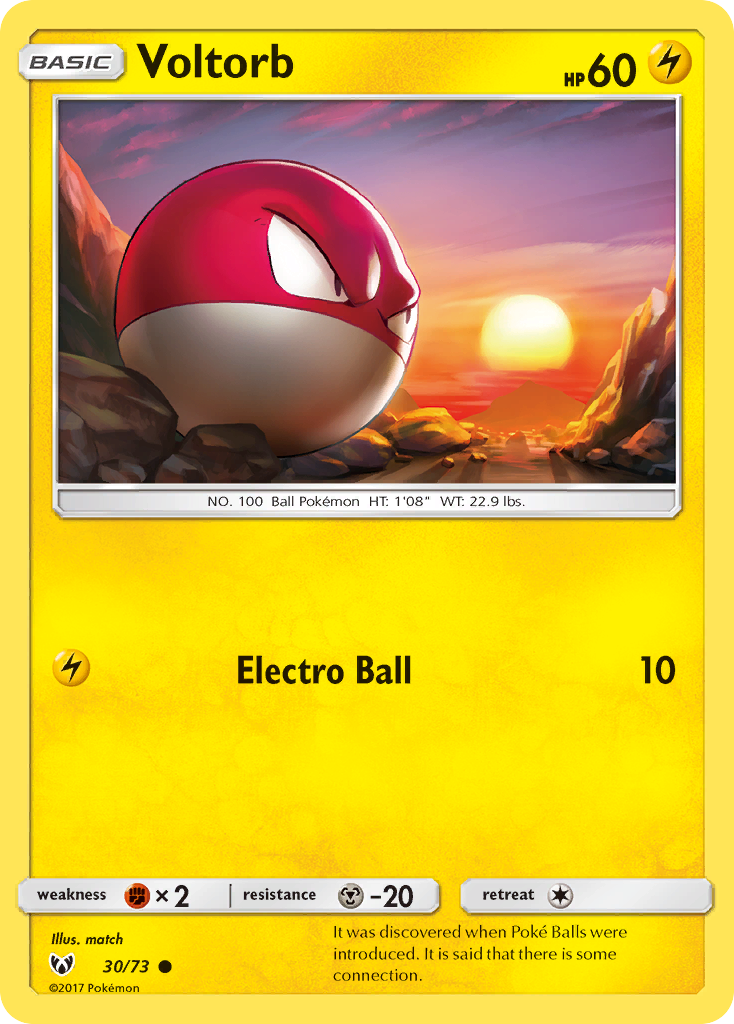 Voltorb - 30/73 - Shining Legends SM35 - Common