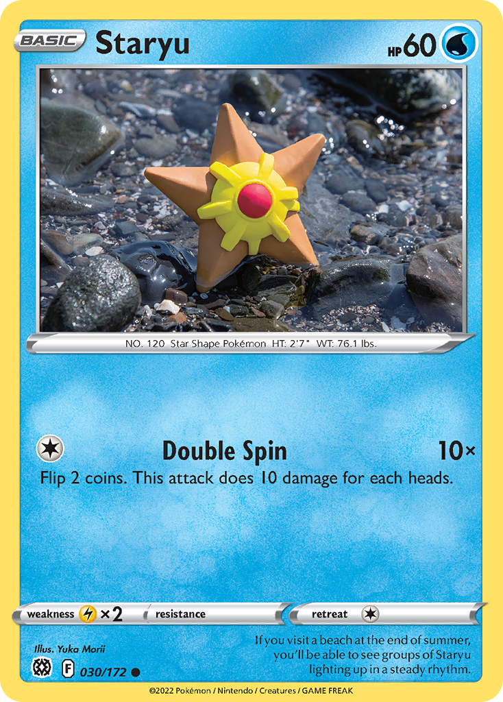 Staryu - 30/172 - Brilliant Stars SWSH9 - Common