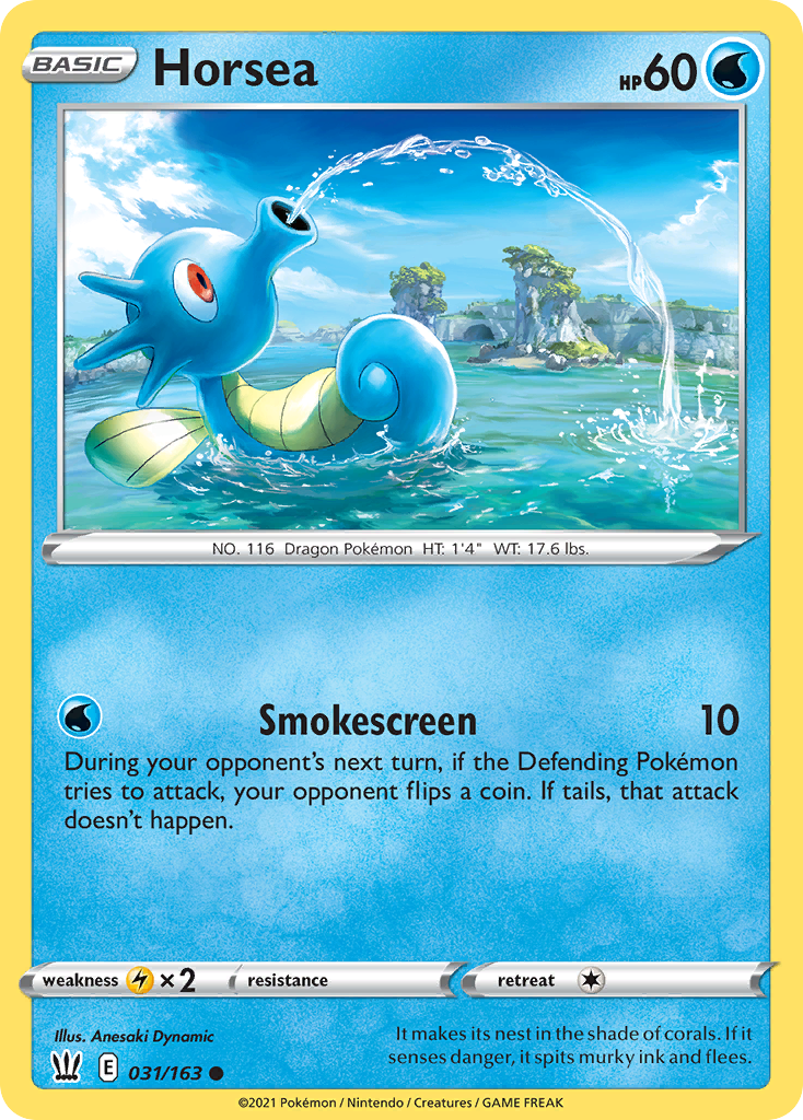 Horsea - 31/163 - Battle Styles SWSH5 - Common