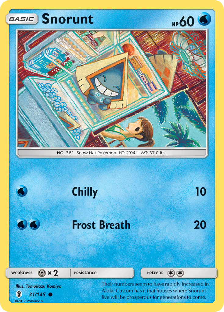 Snorunt - 31/145 - Guardians Rising SM2 - Common
