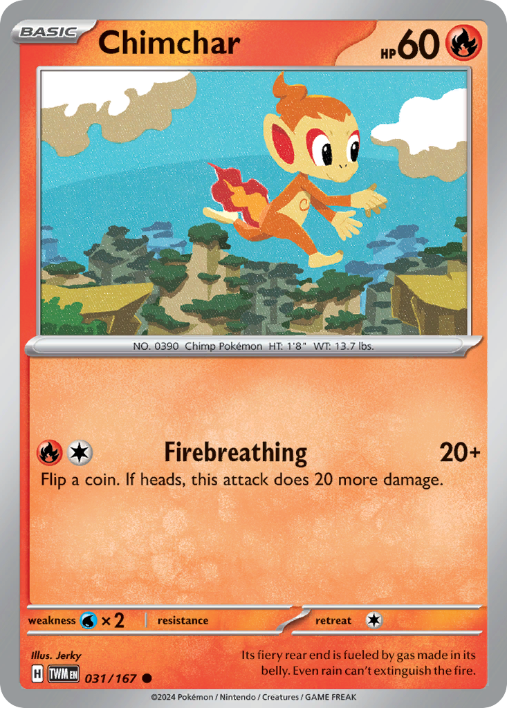 Chimchar - 31/167 - Twilight Masquerade SV6 - Common