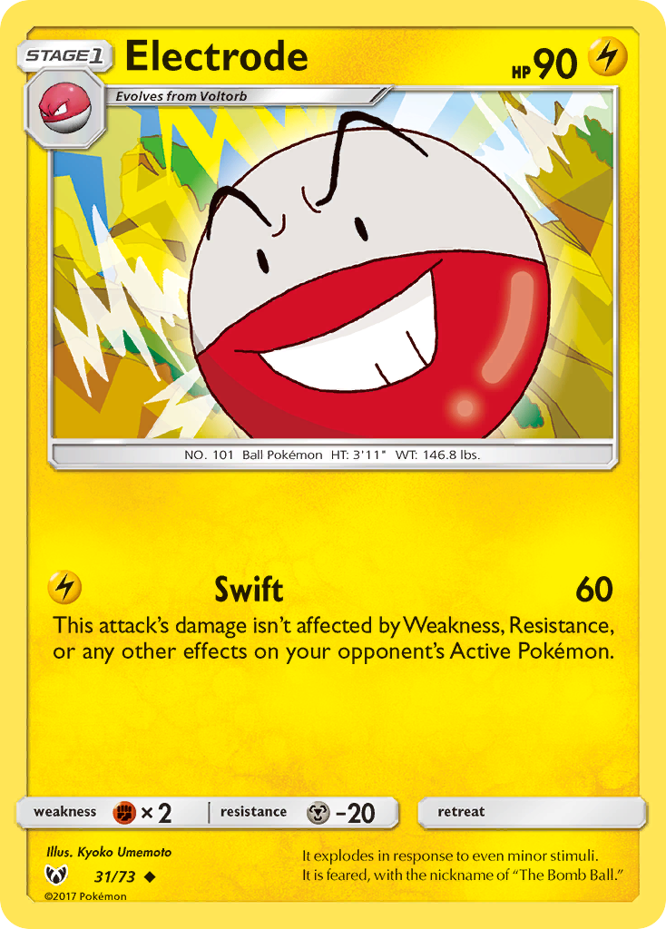 Electrode - 31/73 - Shining Legends SM35 - Uncommon
