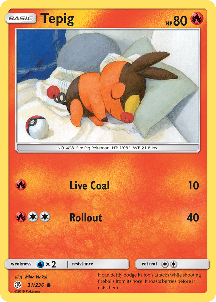 Tepig - 31/236 - Cosmic Eclipse SM12 - Common