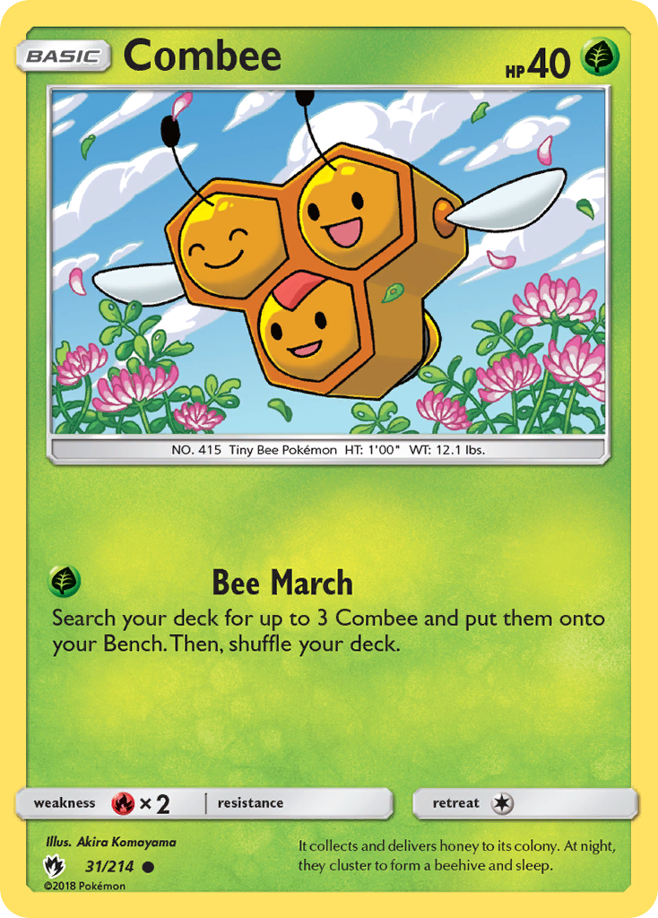 Combee - 31/214 - Lost Thunder SM8 - Common