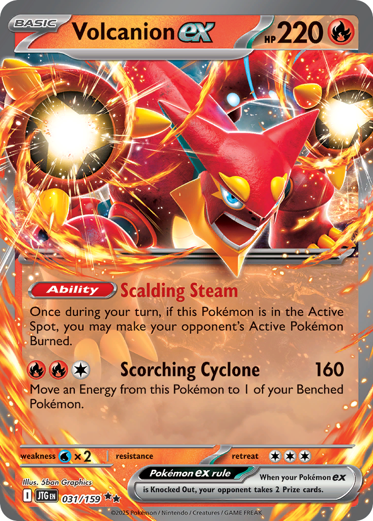Volcanion ex - 31/159 - Journey Together SV9 - Double Rare