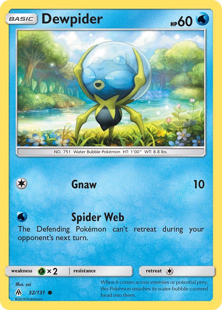 Dewpider - 32/131 - Forbidden Light SM6 - Common