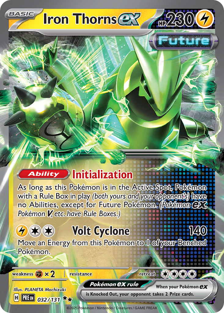 Iron Thorns ex - 32/131 - Prismatic Evolutions SV8PT5 - Double Rare