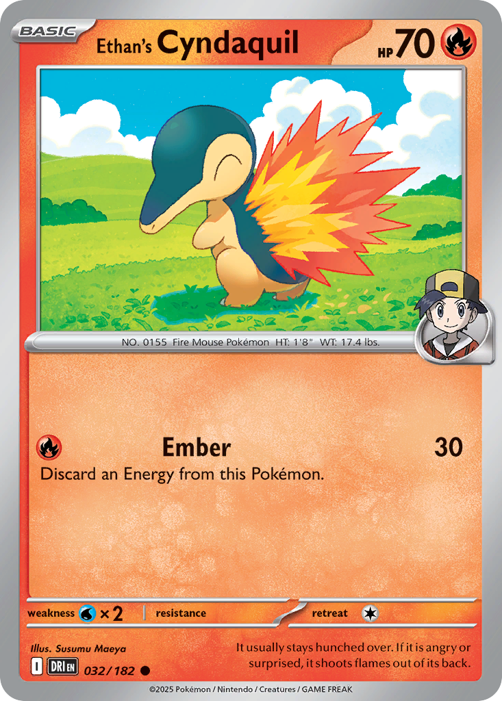 Ethan's Cyndaquil - 32/182 - Destined Rivals SV10 - Common