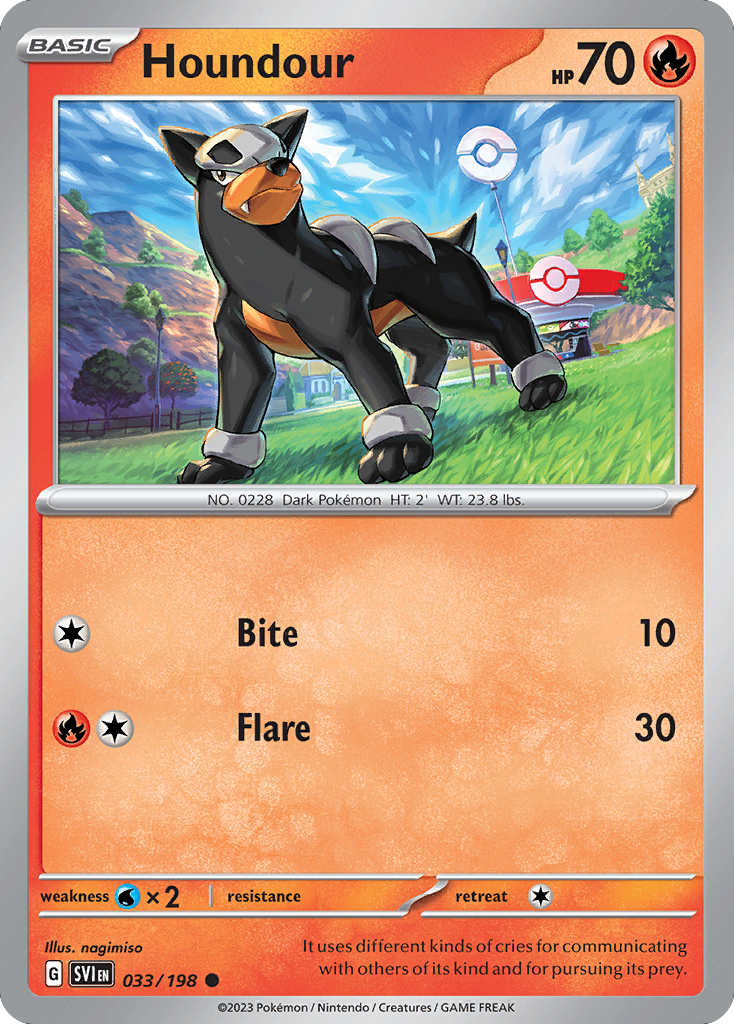 Houndour - 33/198 - Scarlet & Violet SV1 - Common