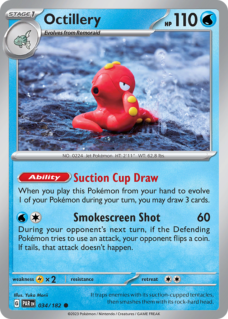 Octillery - 34/182 - Paradox Rift SV4 - Common