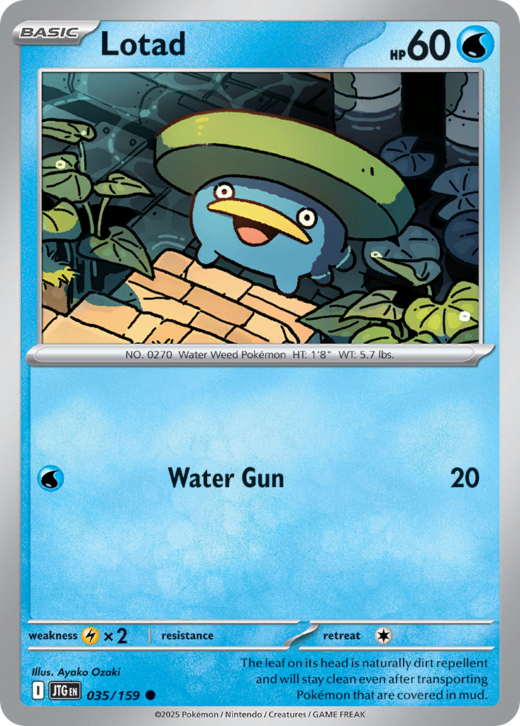 Lotad - 35/159 - Journey Together SV9 - Common