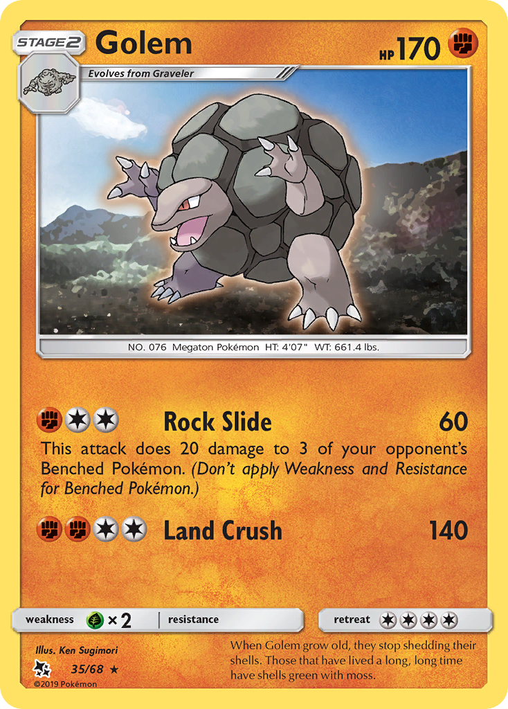 Golem - 35/68 - Hidden Fates SM115 - Rare