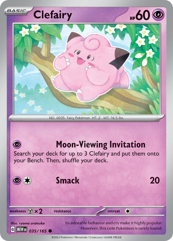 Clefairy - 35/165 - 151 SV3PT5 - Common