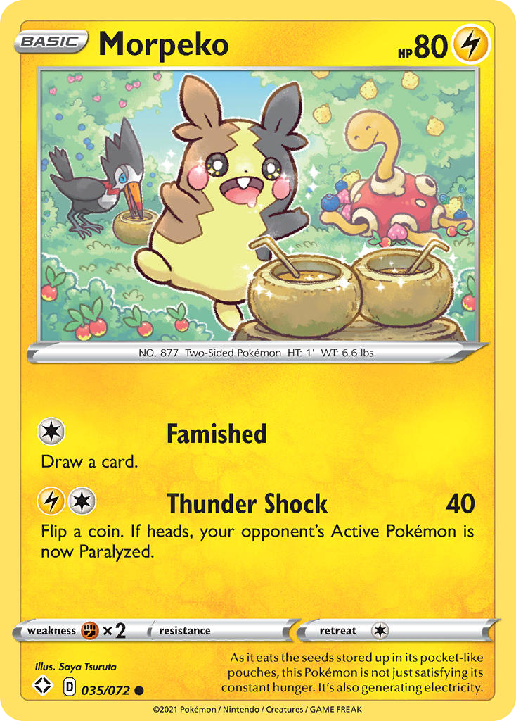 Morpeko - 35/72 - Shining Fates SWSH45 - Common