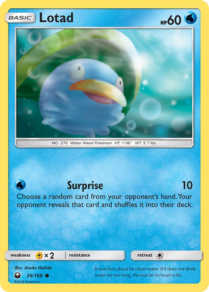Lotad - 36/168 - Celestial Storm SM7 - Common