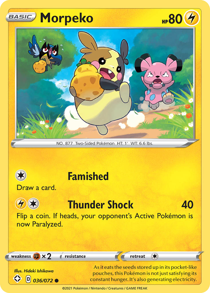 Morpeko - 36/72 - Shining Fates SWSH45 - Common