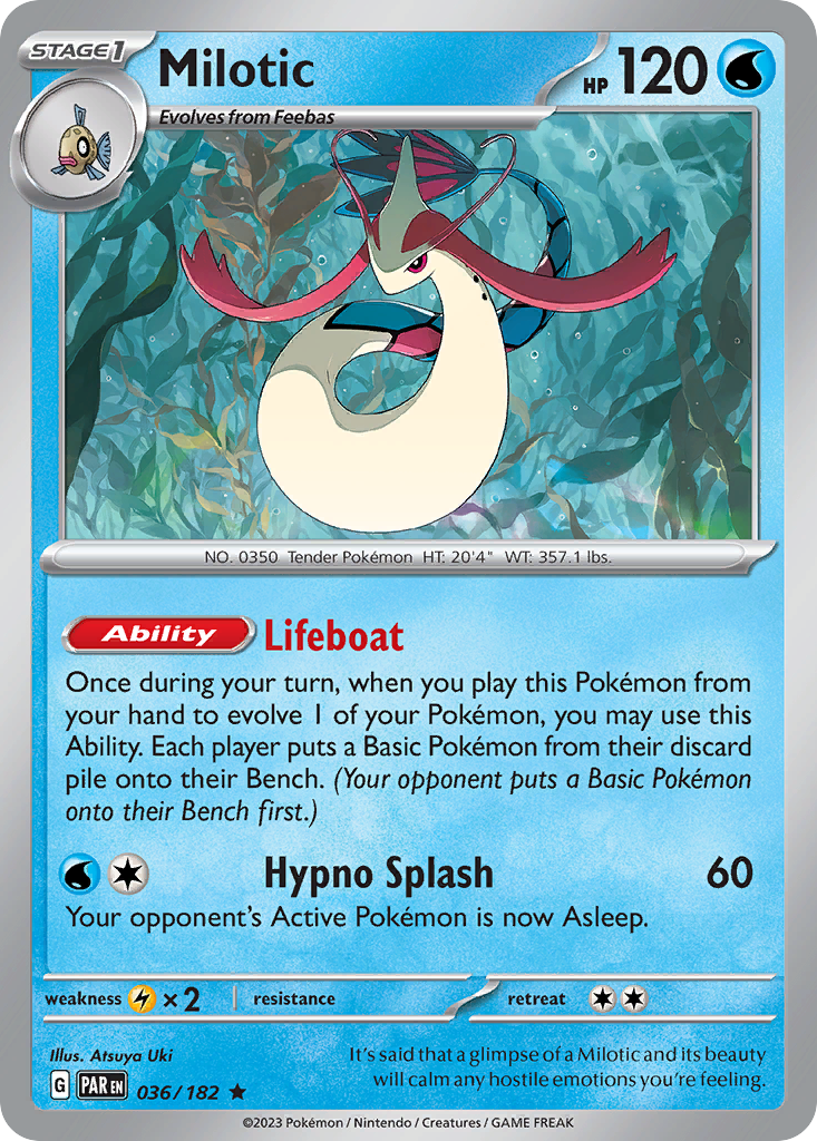 Milotic - 36/182 - Paradox Rift SV4 - Rare