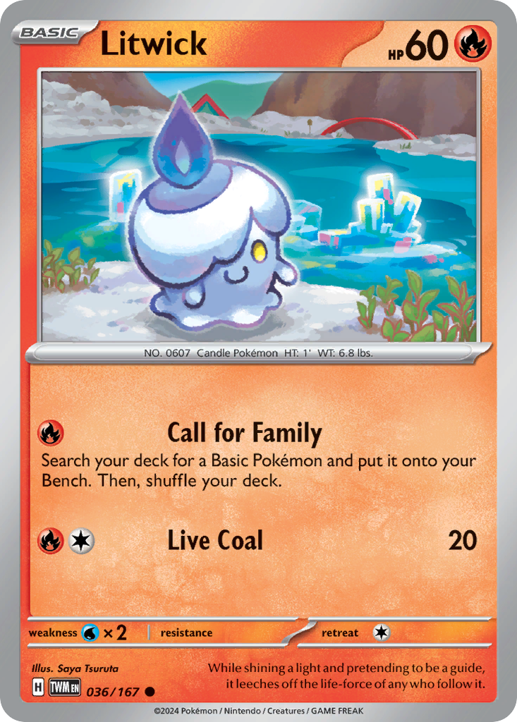 Litwick - 36/167 - Twilight Masquerade SV6 - Common