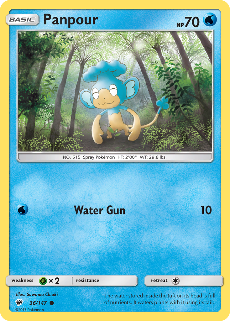 Panpour - 36/147 - Burning Shadows SM3 - Common