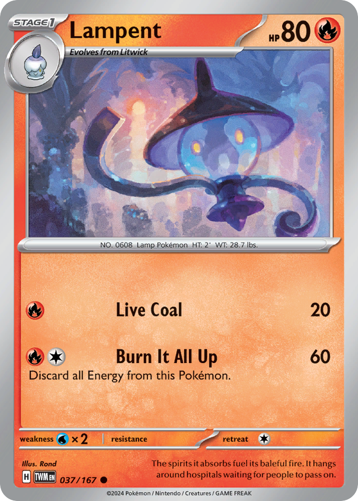 Lampent - 37/167 - Twilight Masquerade SV6 - Common