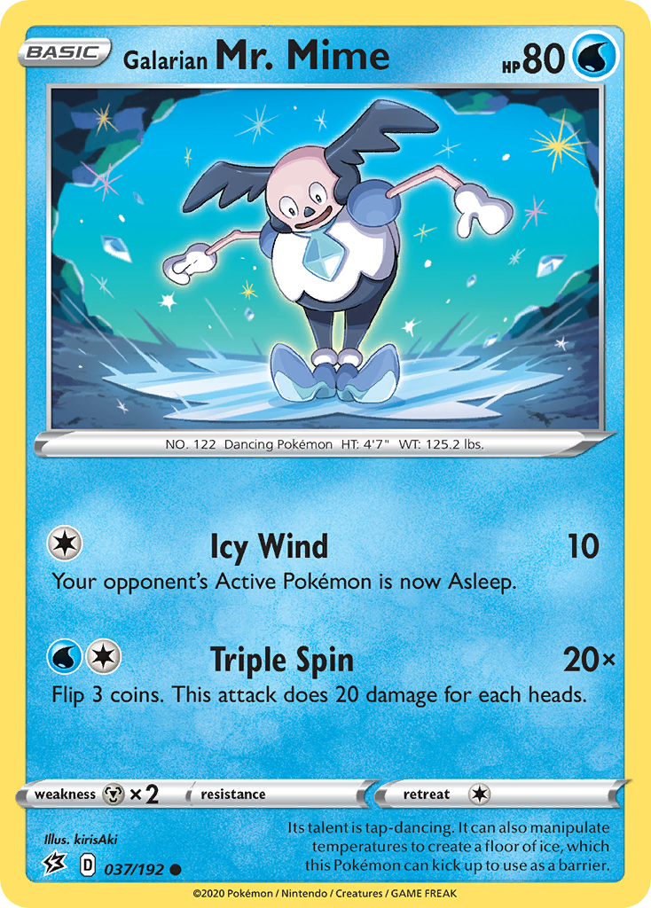 Galarian Mr. Mime - 37/192 - Rebel Clash SWSH2 - Common