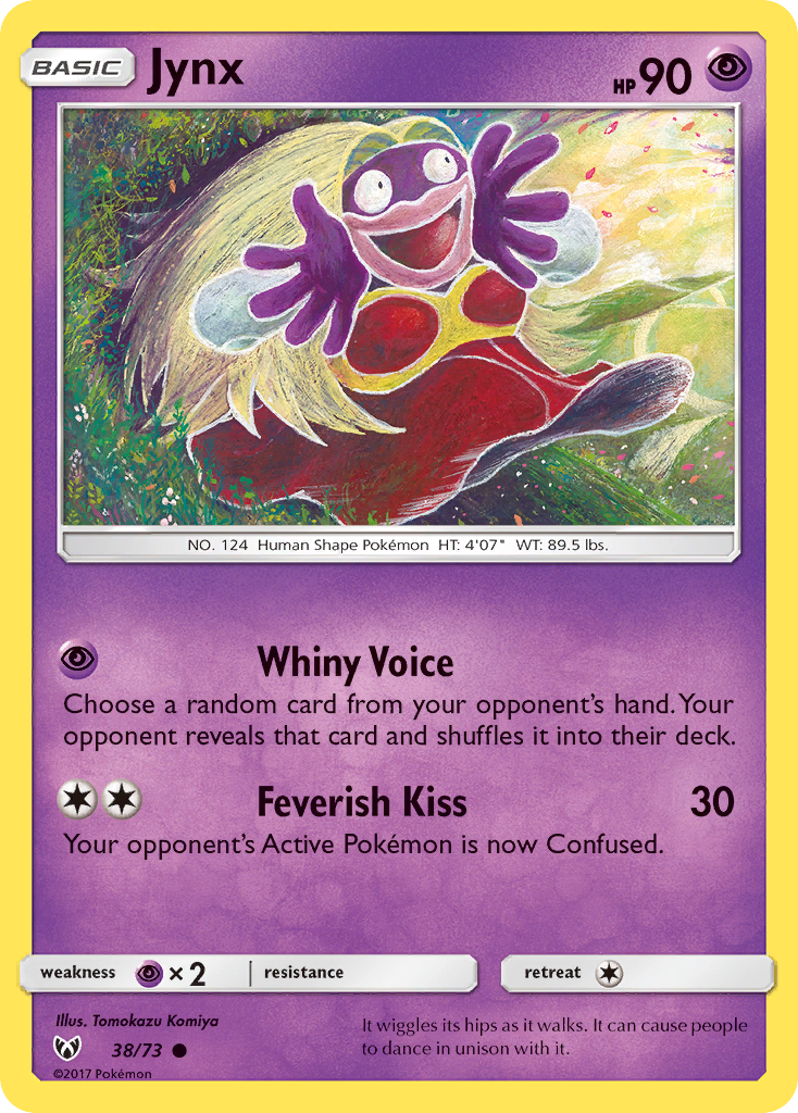 Jynx - 38/73 - Shining Legends SM35 - Common