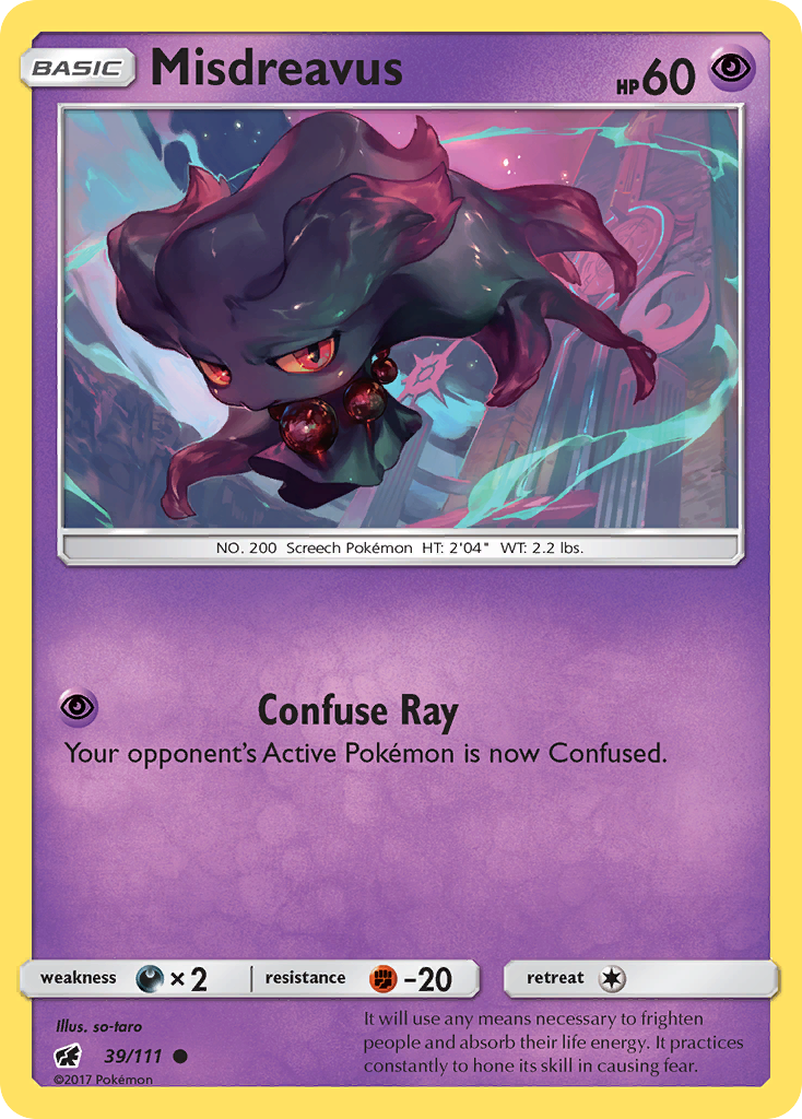Misdreavus - 39/111 - Crimson Invasion SM4 - Common