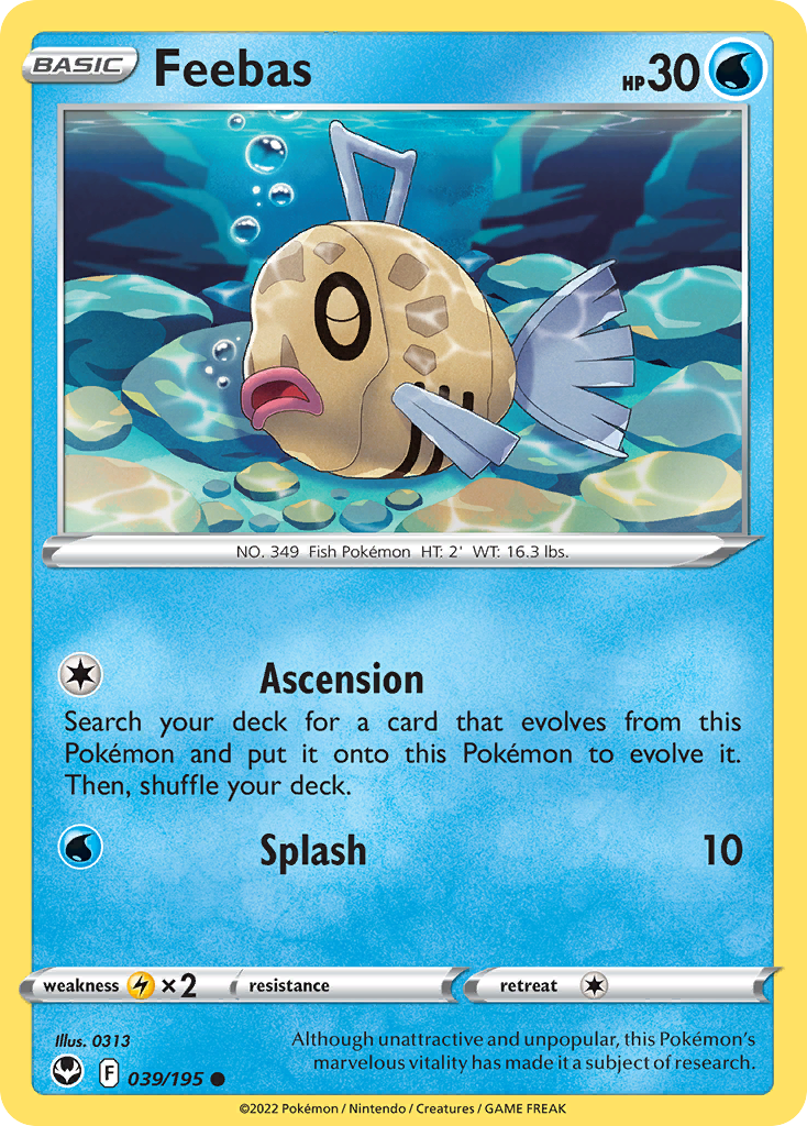 Feebas - 39/195 - Silver Tempest SWSH12 - Common