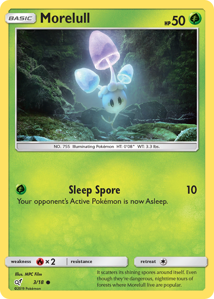 Morelull - 3/18 - Detective Pikachu DET1 - Common