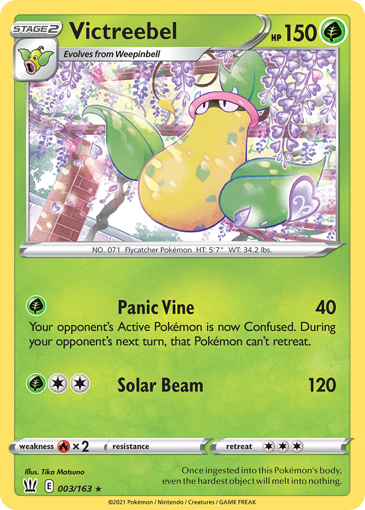Victreebel - 3/163 - Battle Styles SWSH5 - Rare