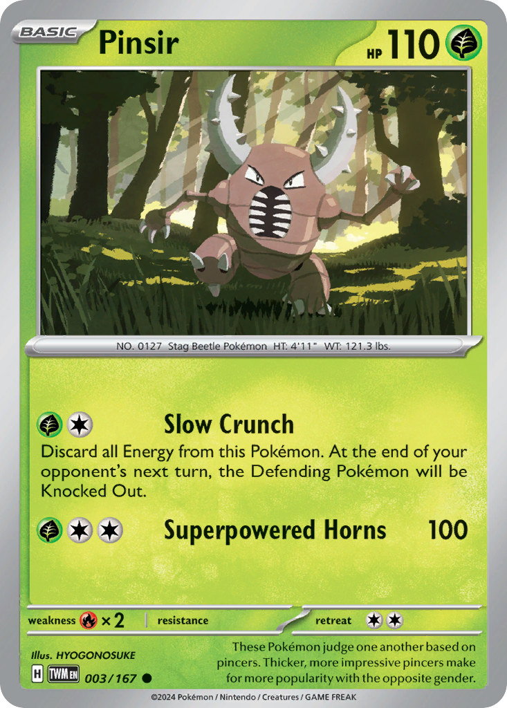 Pinsir - 3/167 - Twilight Masquerade SV6 - Common