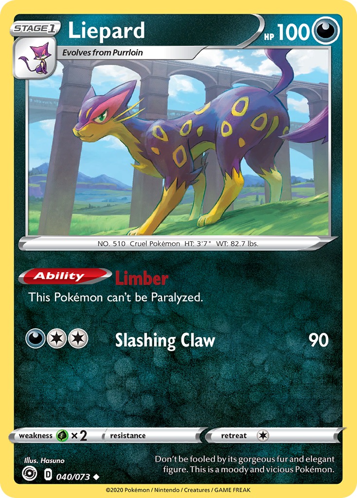 Liepard - 40/73 - Champion's Path SWSH35 - Uncommon
