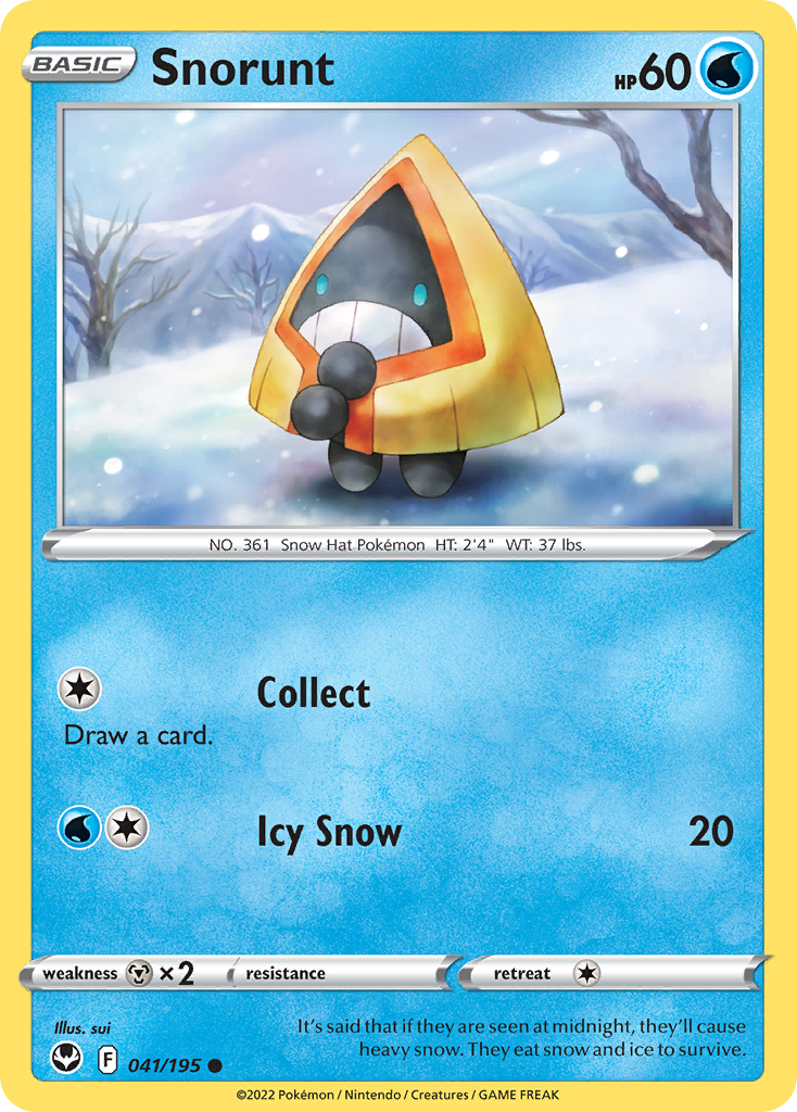 Snorunt - 41/195 - Silver Tempest SWSH12 - Common