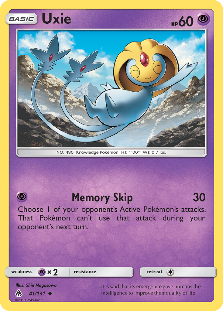 Uxie - 41/131 - Forbidden Light SM6 - Uncommon
