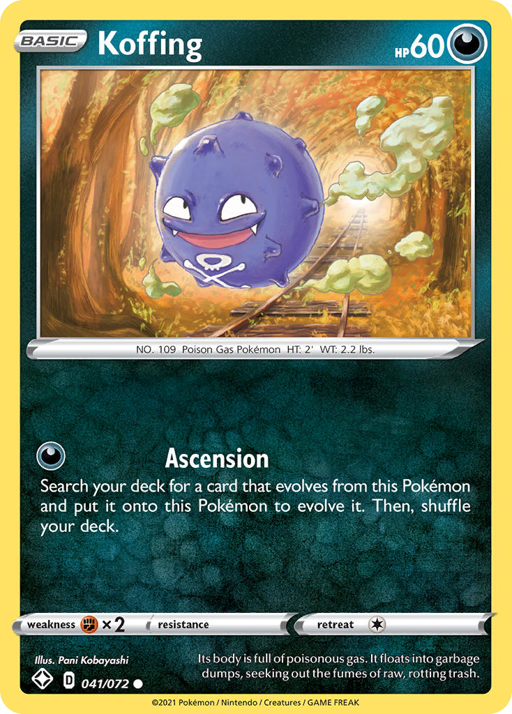 Koffing - 41/72 - Shining Fates SWSH45 - Common