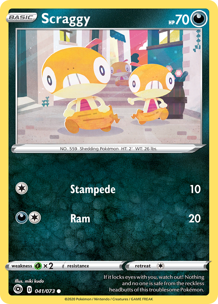 Scraggy - 41/73 - Champion's Path SWSH35 - Common