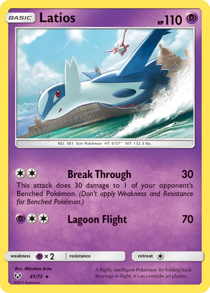 Latios - 41/73 - Shining Legends SM35 - Rare Holo