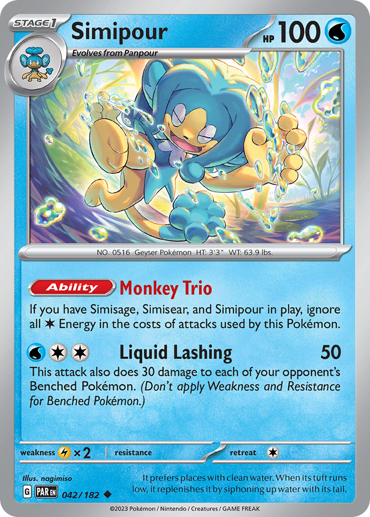 Simipour - 42/182 - Paradox Rift SV4 - Uncommon