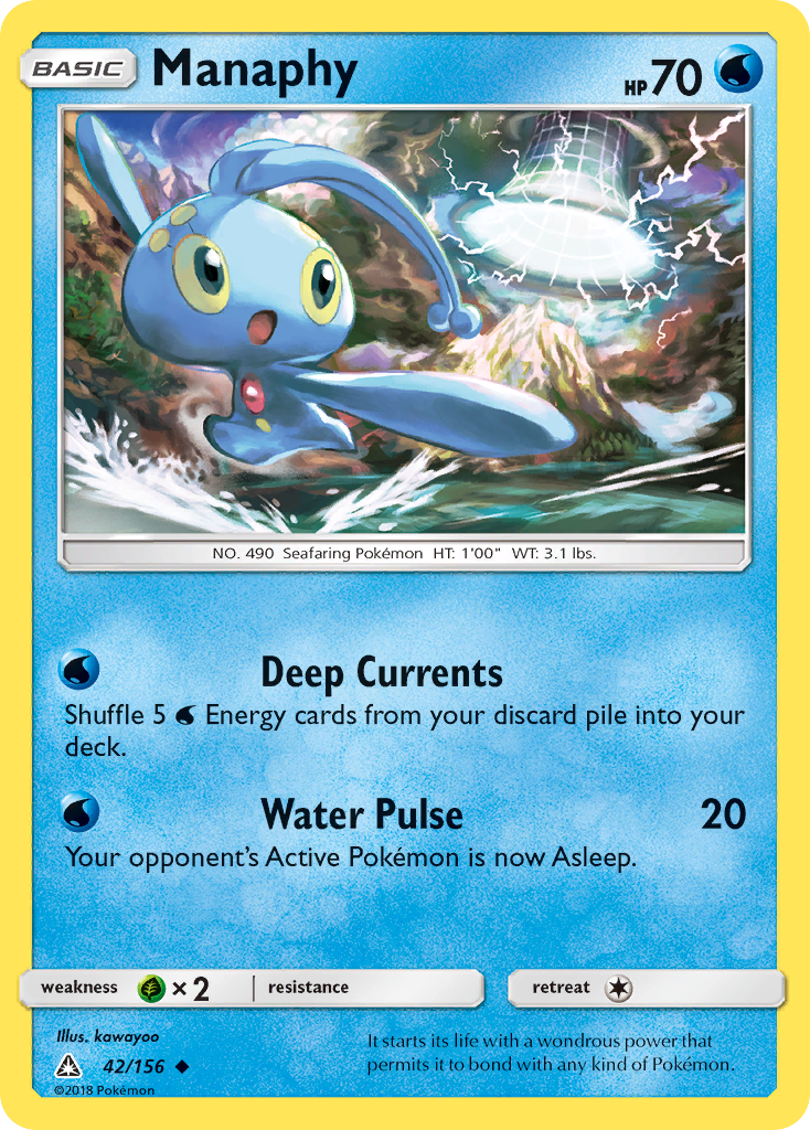Manaphy - 42/156 - Ultra Prism SM5 - Uncommon