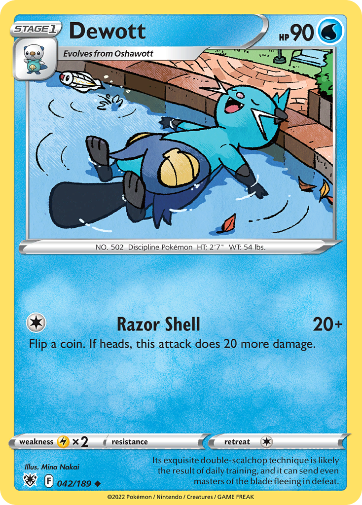 Dewott - 42/189 - Astral Radiance SWSH10 - Uncommon